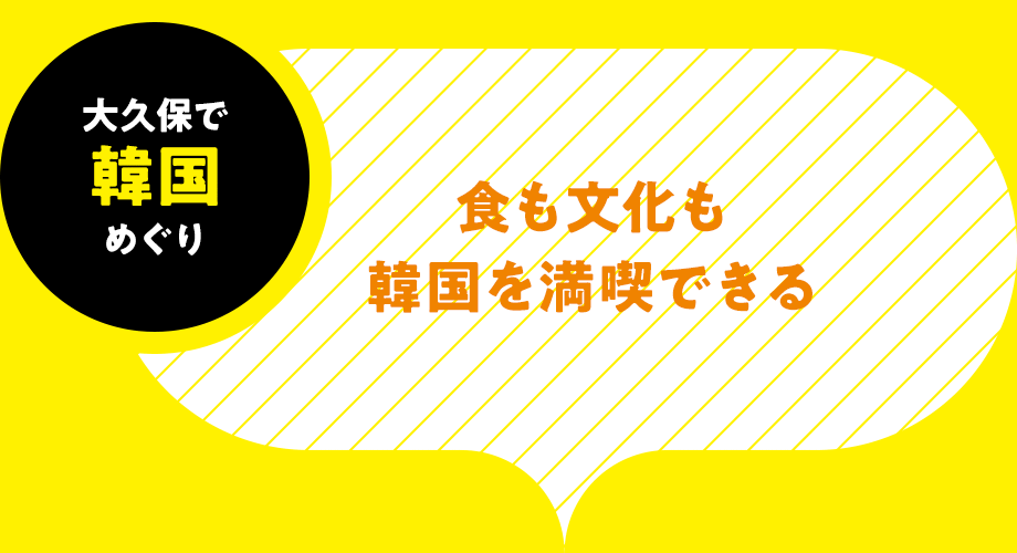 大久保で韓国めぐり-食も文化も韓国を満喫できる